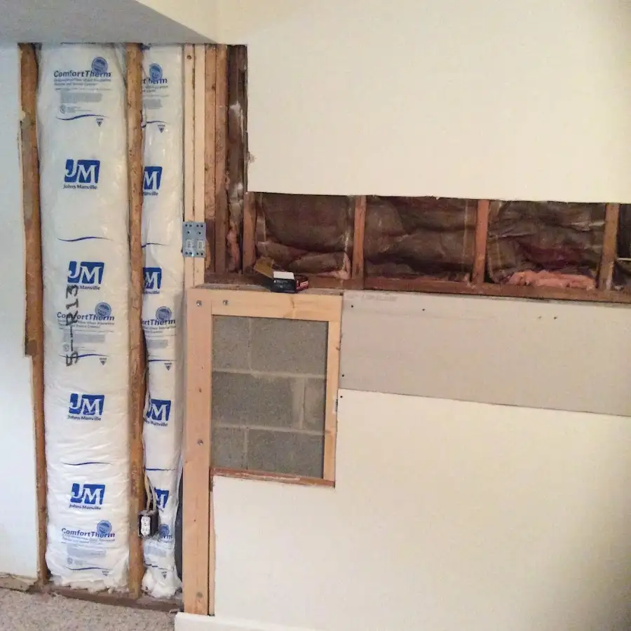 Wall insulation replacement during Structural Drying in Great Neck